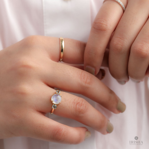 14k gold blautopas cocktail - 14k,