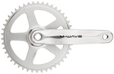 Mighty Singlespeed Kurbelgarnitur 170 mm 4 Kant  Zähne 33-46 