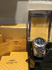 Breitling Superocean 44 Fullset Box Papiere Gebraucht Tolle Uhr Schwarz A17360