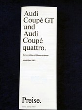 Audi Coupe GT Quattro