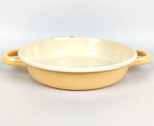 Riess Emaille Eierpfanne Gelb 18cm – Vintage Pfanne, Induktion geeignet