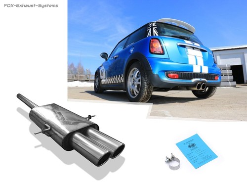 Sportauspuff mittig mini - sportauspuff,