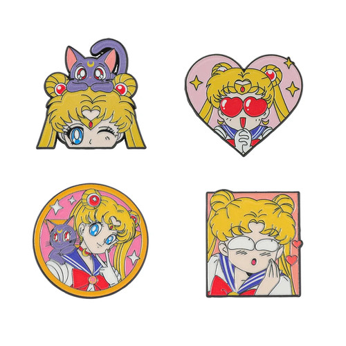 Sailor moon emaille pins - sailor,