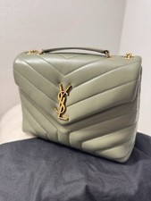 Saint Laurent Kalbsleder Grün