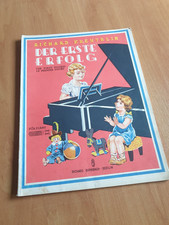 Der erste Erfolg - Klaviernoten von Richard Krentzlin