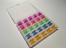 25 bunte Spulen inkl