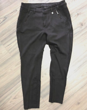 GANG Isa Biker Deep Crotch Stretch Hose Slim Fit Braun Boyfriend Style Gr. W30