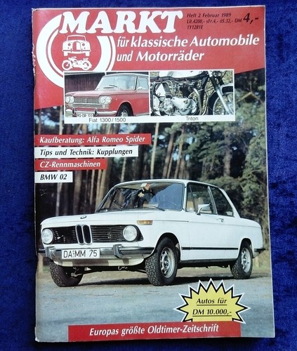 Oldtimer markt 1989 - 2.1989, bmw