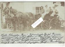 Pferde Kutsche    alte Fotokarte 