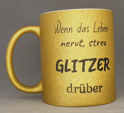 Glitzertasse schöne