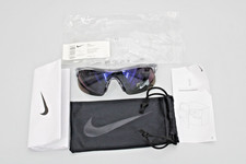 Nike SHOW X1 DX6520-065 Sonnenbrille für Herren Grau mit blauem Spiegel NEU