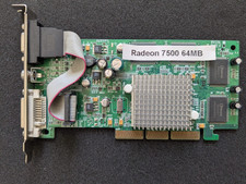 Retro Grafikkarte Club 3D / PowerColor, ATI Radeon 7500, 64MB DDR AGP, RV2LV