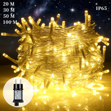 20-100M LED Lichterkette Strom