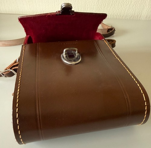 Vintage echtledertasche mit - vintage,