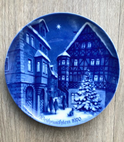 Weihnachtsteller 1970 berlin - weihnachtsteller,