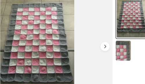 Granny square decke - square,