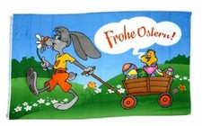 Fahne flagge frohe ostern - /,