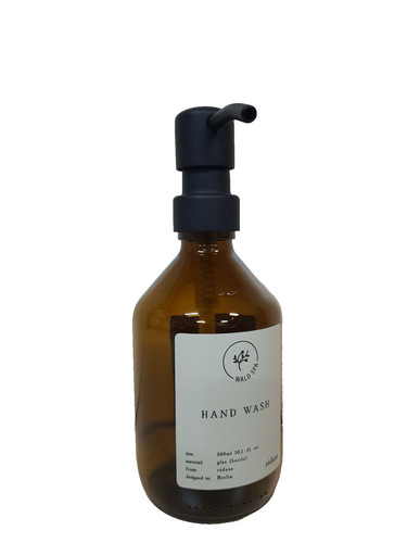 Seifenspender glas braun 300ml - glas,