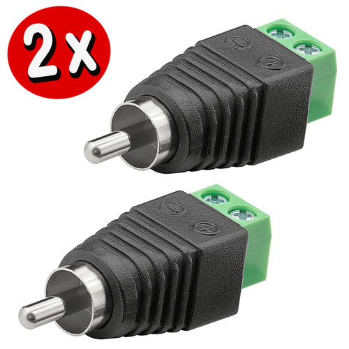 Stück cinch stecker adapter - cinch-stecker,