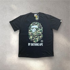 A Bathing Ape BAPE T-Shirt Herren Schwarz L  Neu Mit Etikett