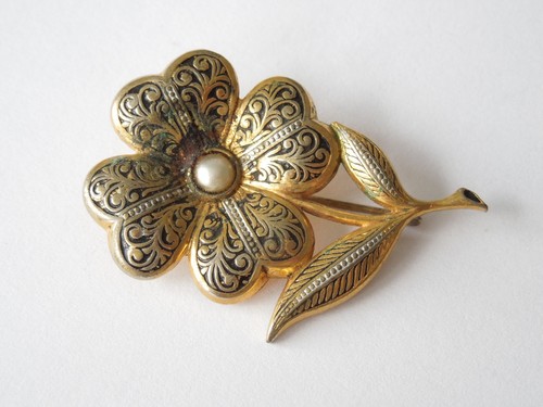 Brosche toledo blume - brosche,