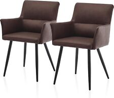 2 Esszimmerstühle Kunstleder, Sessel, Küche, Esszimmerstuhl, gepolsterter 0325br