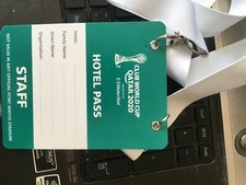 Club World Cup Qatar 2020  Hotel pass