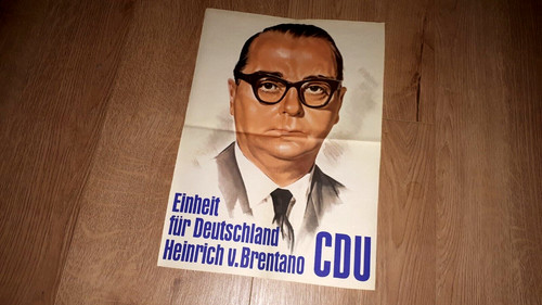 Wahlplakat cdu einheit für - cdu,