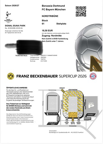 Sammlerticket supercup 2026 - supercup,