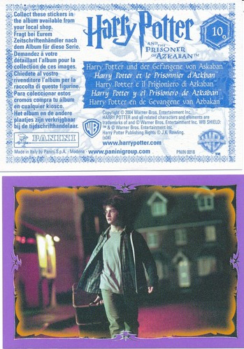 Panini sticker harry - harry, potter