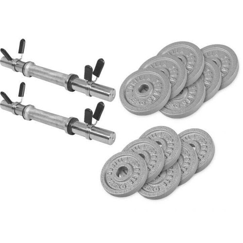 Kurzhantel set gusseisen - kurzhantel, 27,5