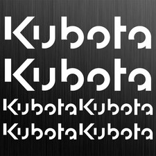 Kubota aufkleber sticker