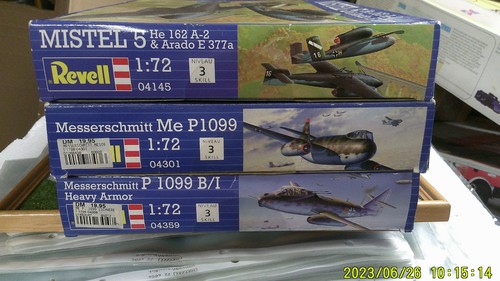 Revell konvolut messerschmitt - revell,