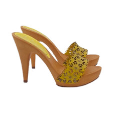 Clogs With Leather Strap 100%