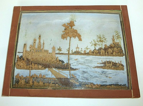 Korkdiorama 1880 korkbild - ca.,