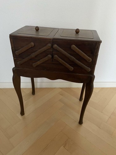 Nähkästchen holz antik - holz,
