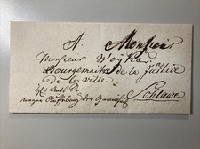 Napoleon Besetzte Zeit Brief