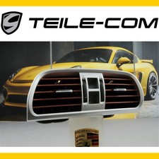 Porsche 911 997 Mitteldüse / Abtaudeckel Terrakotta Leder / Windmitte
