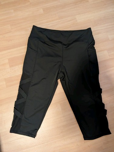 Leggings 2xl schwarz - 3/4,