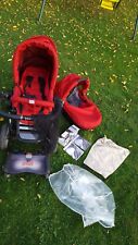 Kinderwagen Teutonia "BE YOU" Rot. Babyschale, Sportwagen & Maxi Cosi