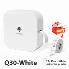 Phomemo Q30 Bluetooth Etikettendrucker Thermodrucker Drahtlos Drucker Tragbar