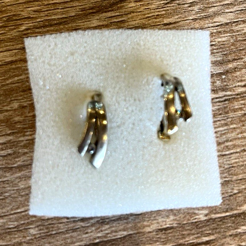 Goldfarbene creolen ohrringe - goldfarbene,