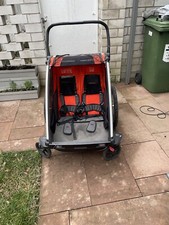 thule cross 2 fahrradanhänger - orange