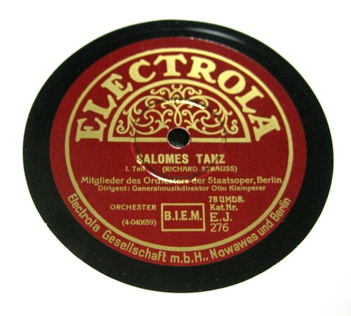 Otto klemperer salomes tanz - otto, tanz"