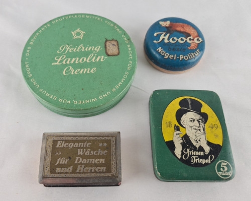 Vintage konvolut alte blech - konvolut,