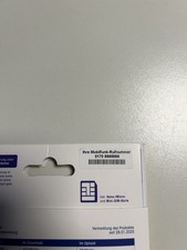 Sim Karte, ungeöffnet mit