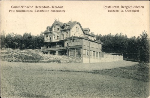 Herrndorf hetzdorf - ak,