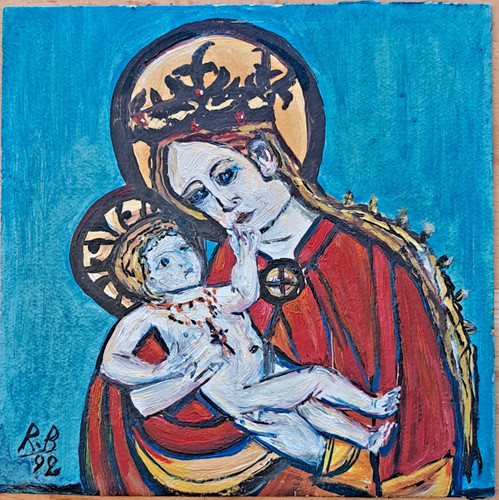 ölgemälde auf malkarton - Ölgemälde,
