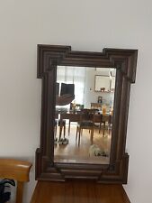 Sehr Edel ! antiker Spiegel Holz Nussbaum Gründerzeit- restauriert ! Mit Fasett