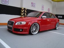 1:18 Audi RS4 Limo Tiefer Tuning mit 20 Zoll Audi RS4 Echt Alu Felgen